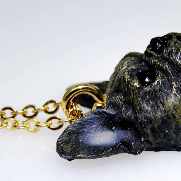 Brindle French Bulldog pendant necklace NWT - Picture 3 of 7